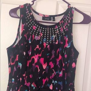 Formal/Party Dress Multicolor Cutout Detail